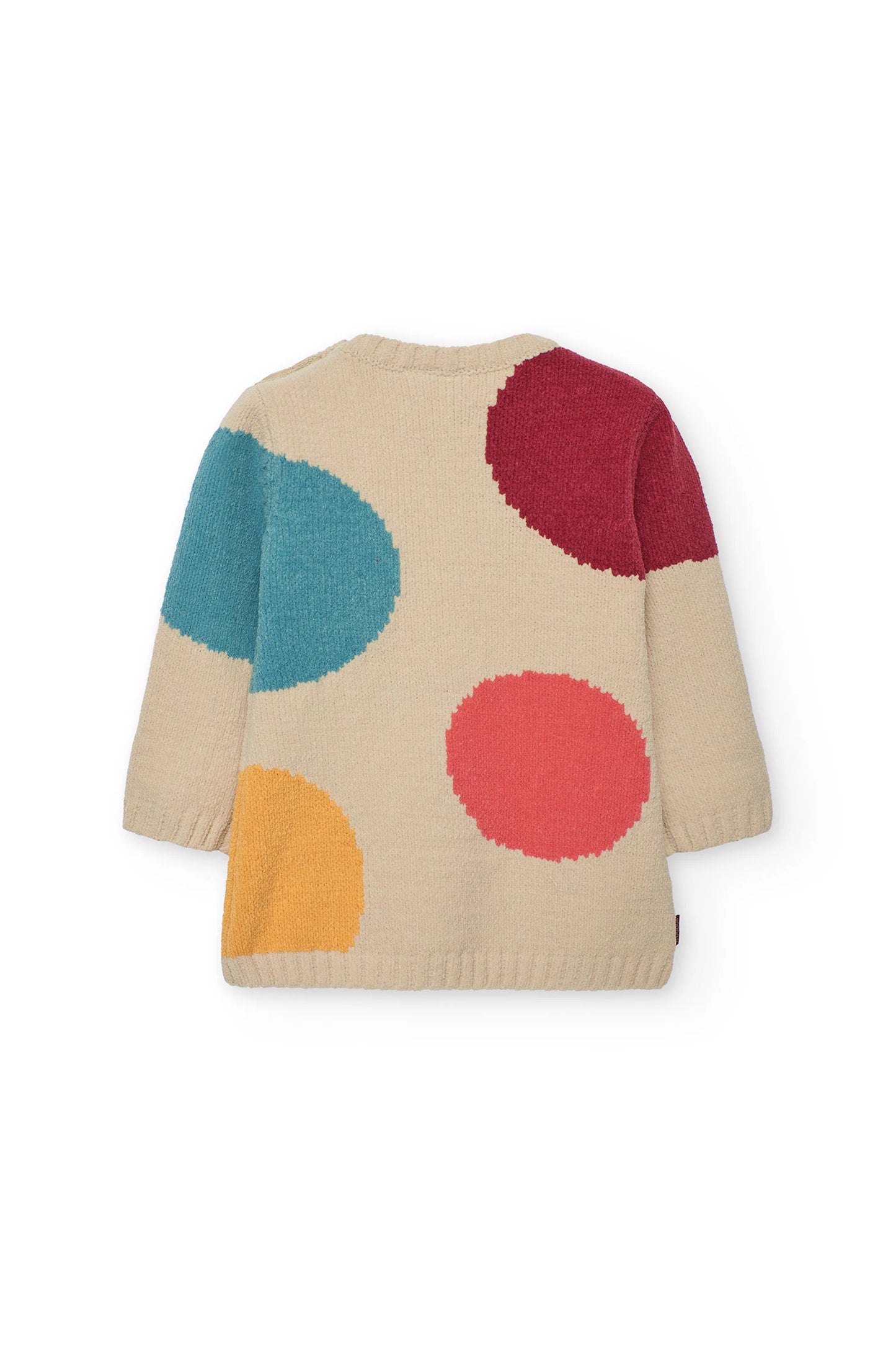 Vestito in maglia a pois