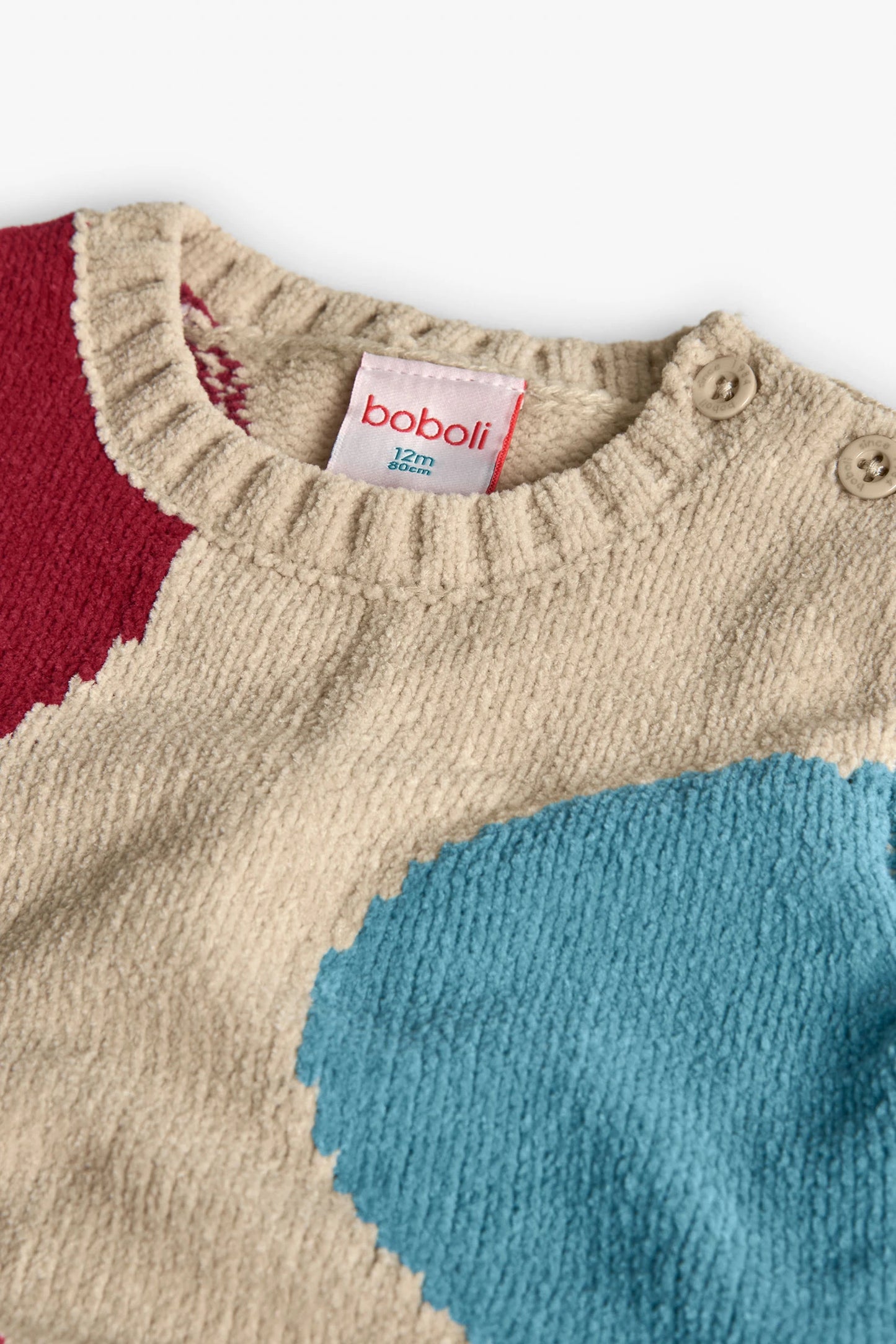 Vestito in maglia a pois