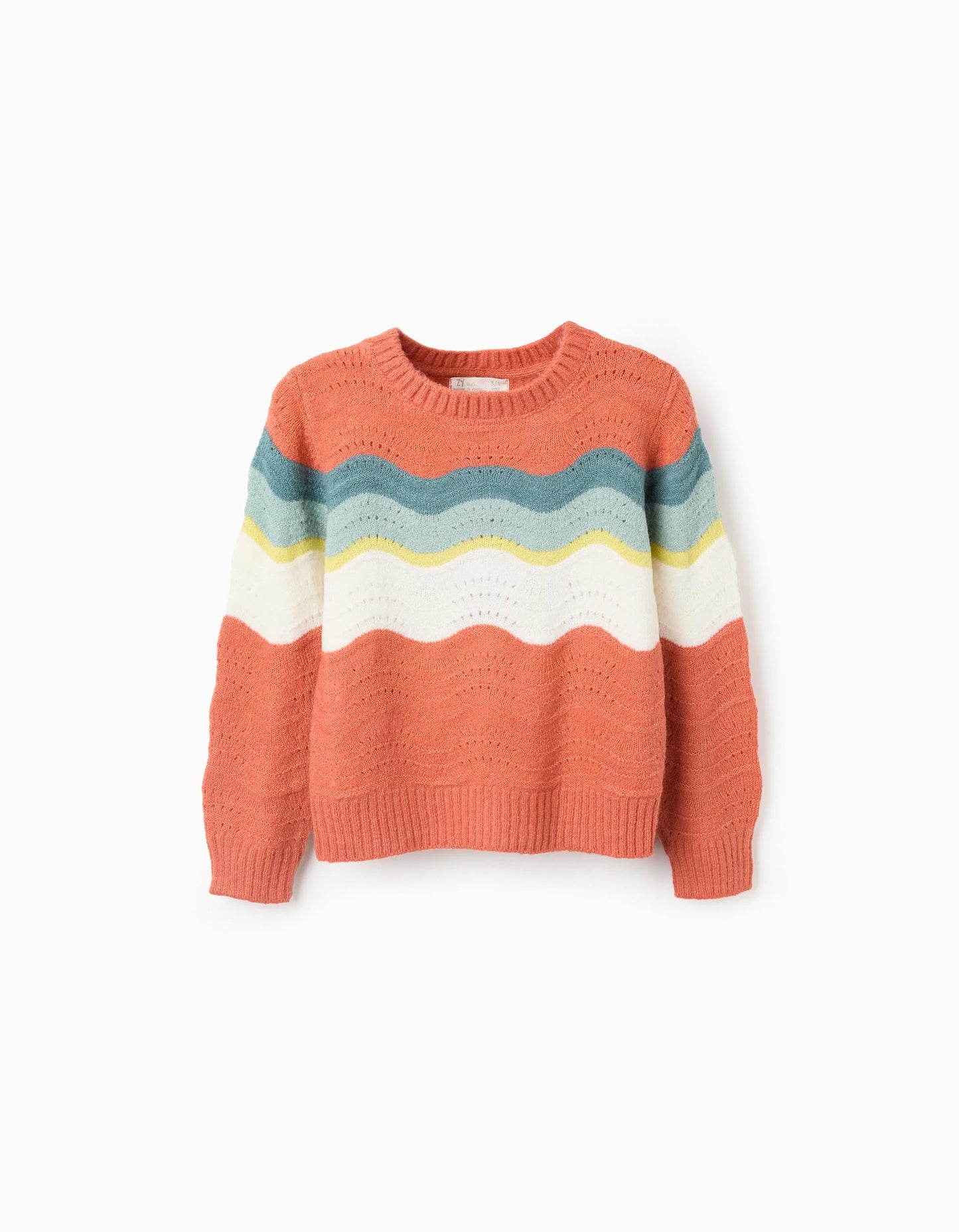 Maglione strisce ondulate