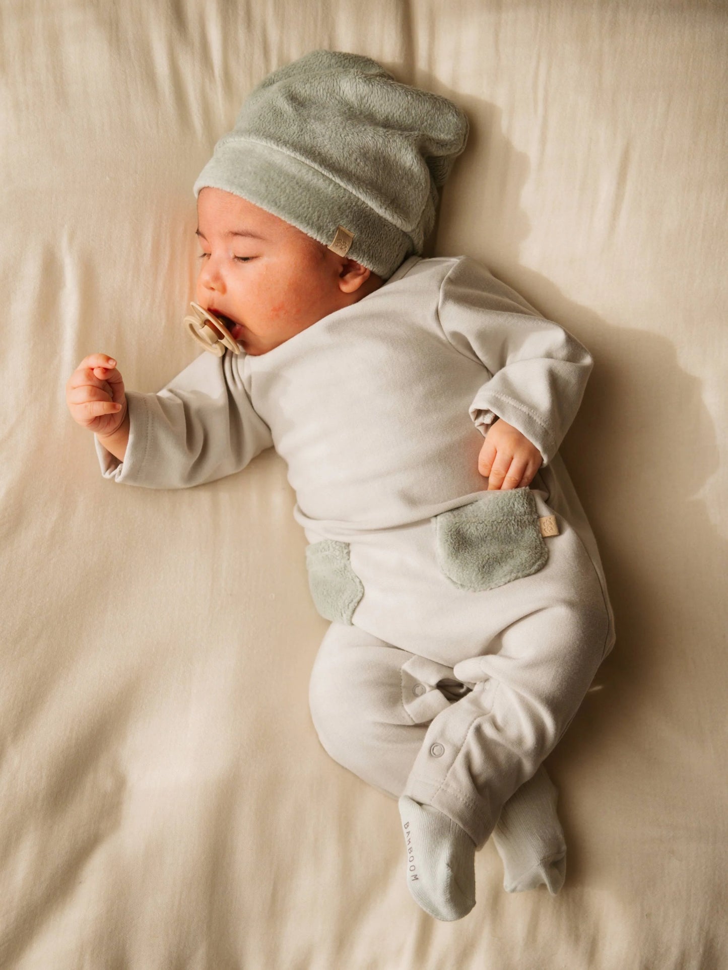 Tutina con tasche teddy