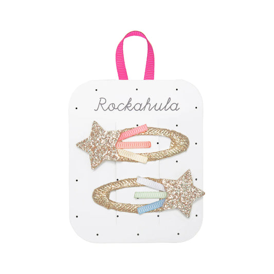 Mollette stelle cadenti arcobaleno