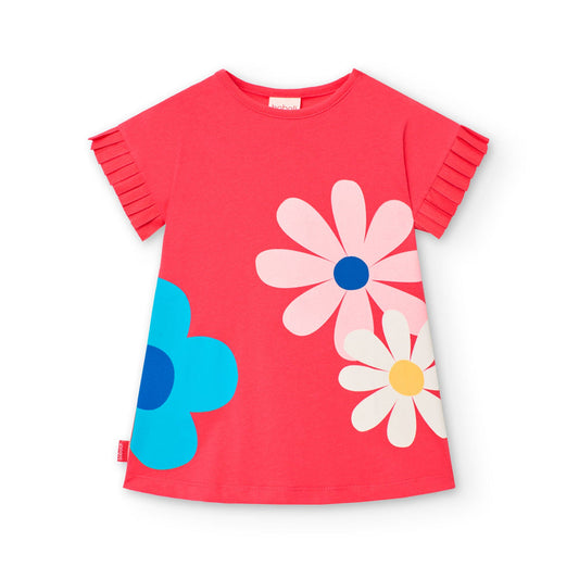Vestito jersey a fiori