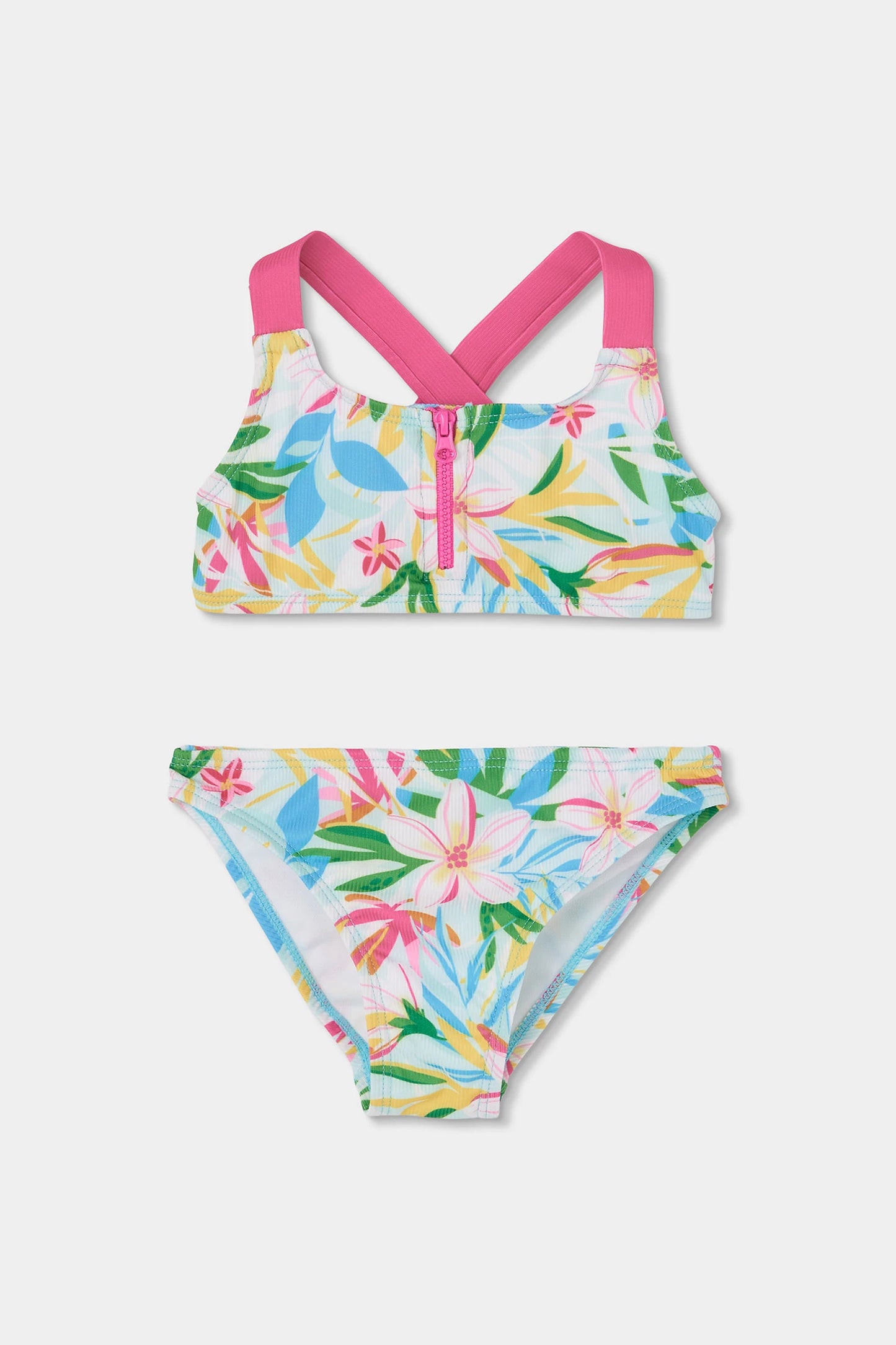 Costume due pezzi a fiori