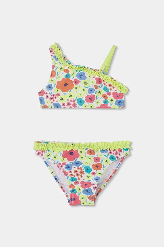 Costume due pezzi a fiori