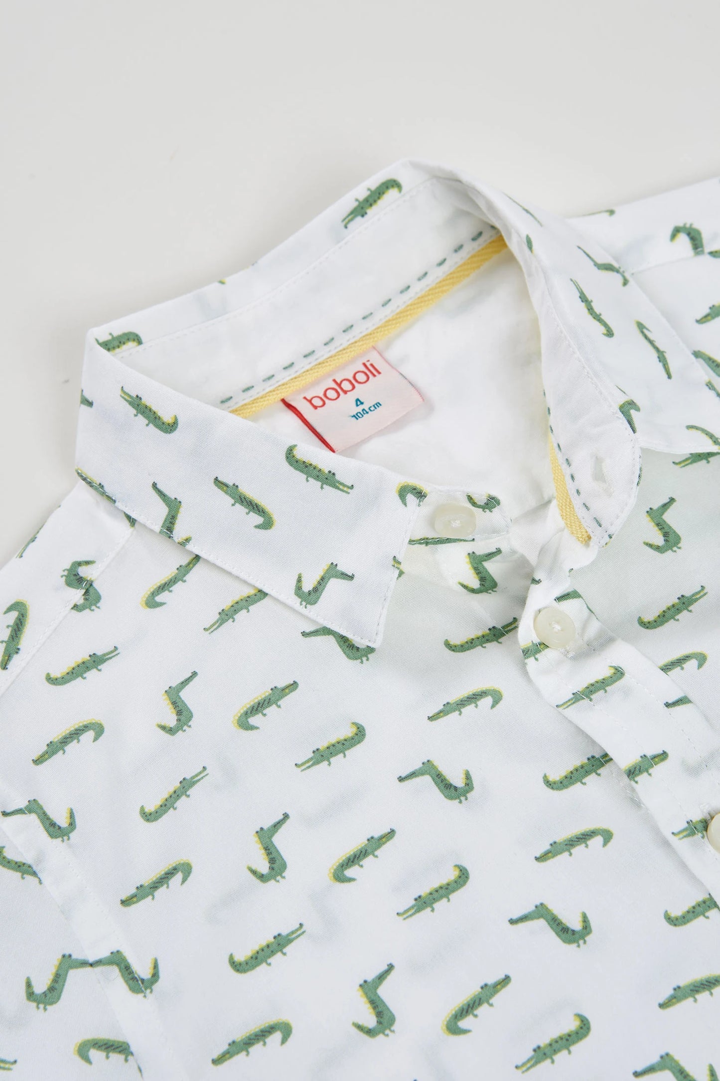 Camicia con coccodrilli