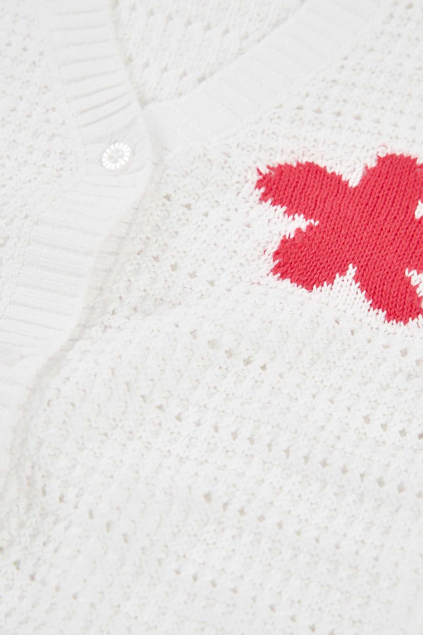 Giacchetto tricot con fiore