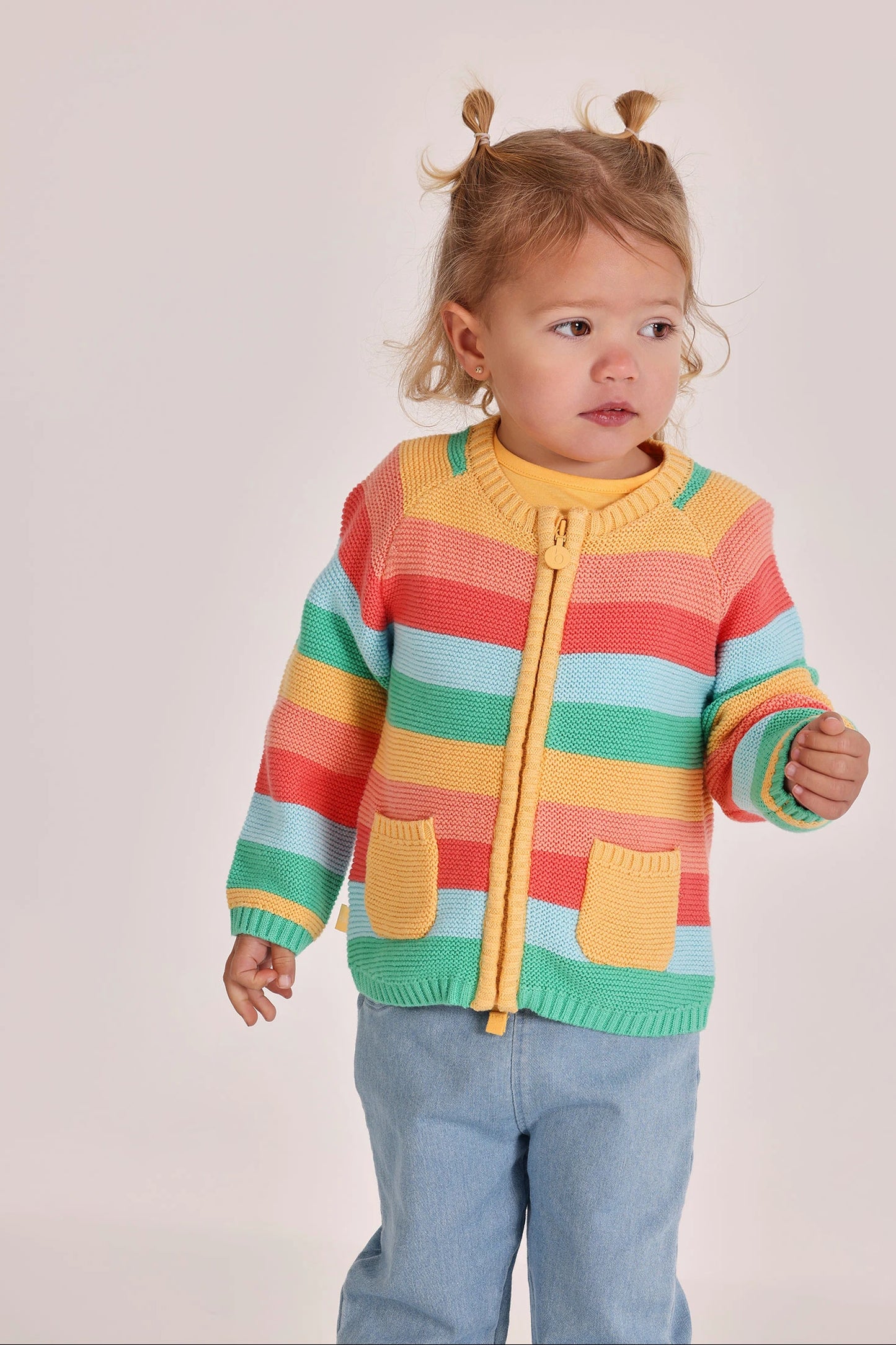 Giacchetta tricot a righe
