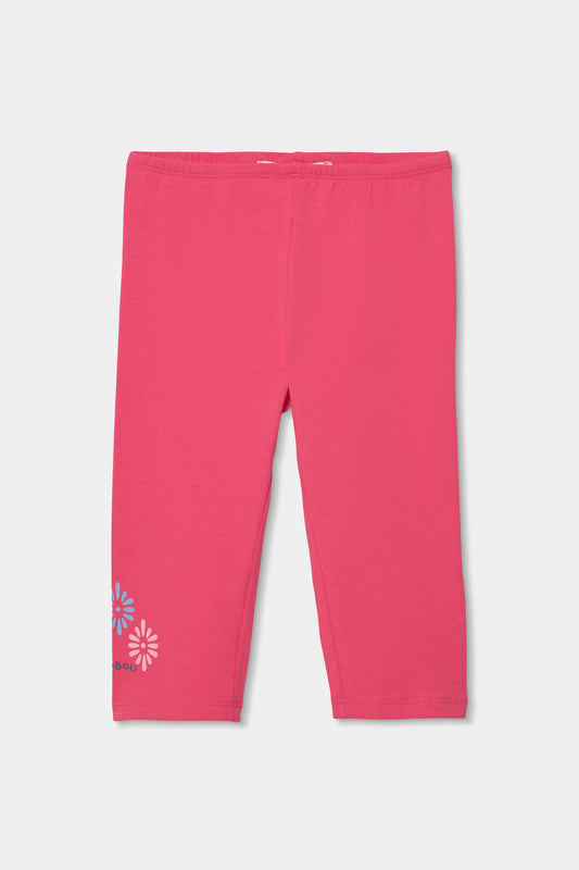 Leggings con fiore