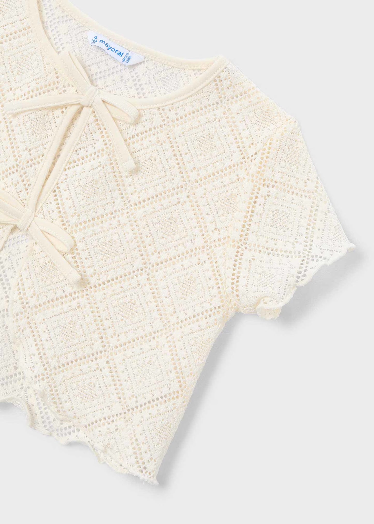 Maglietta con gilet crochet