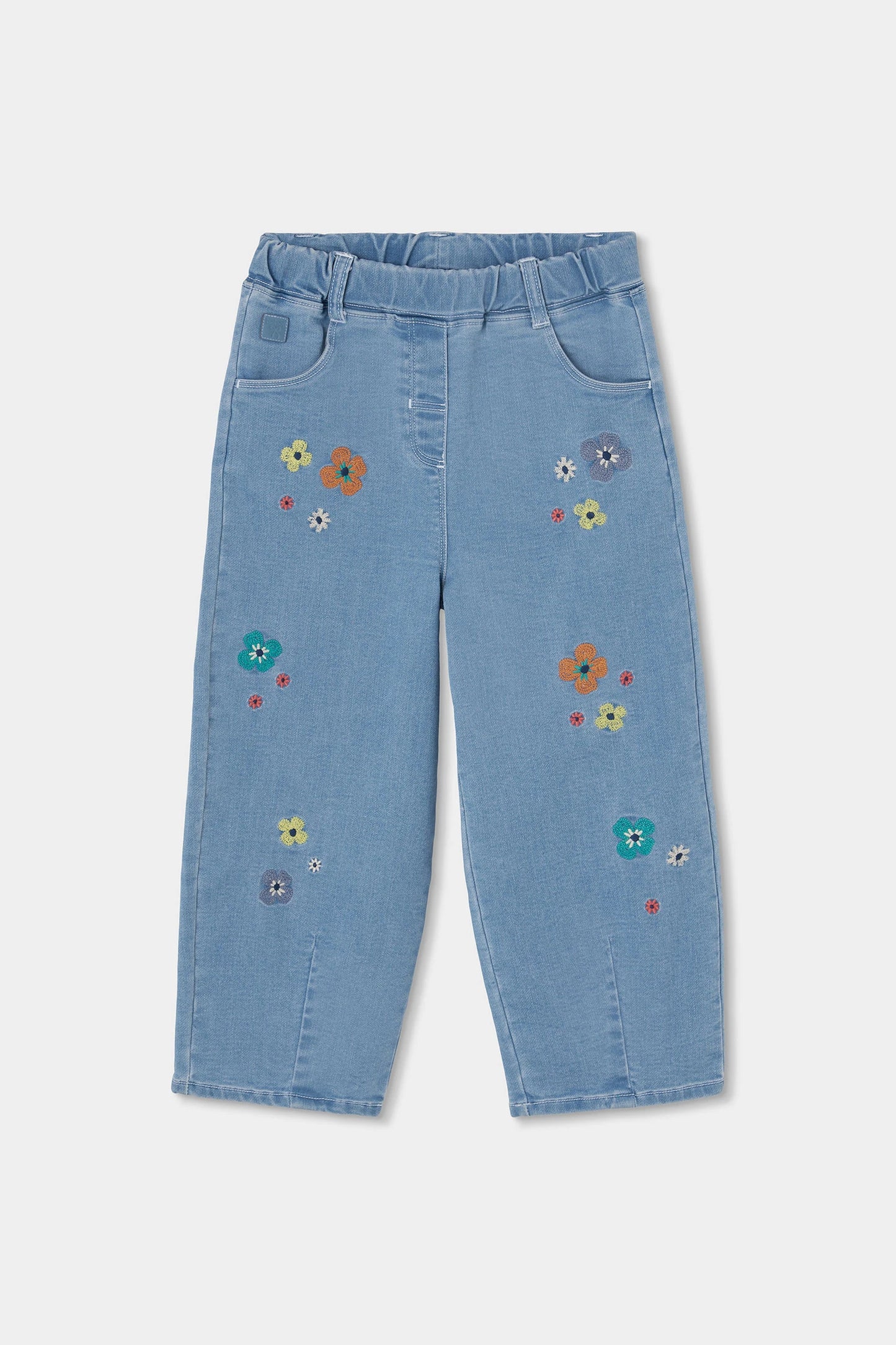 Jeans a fiori