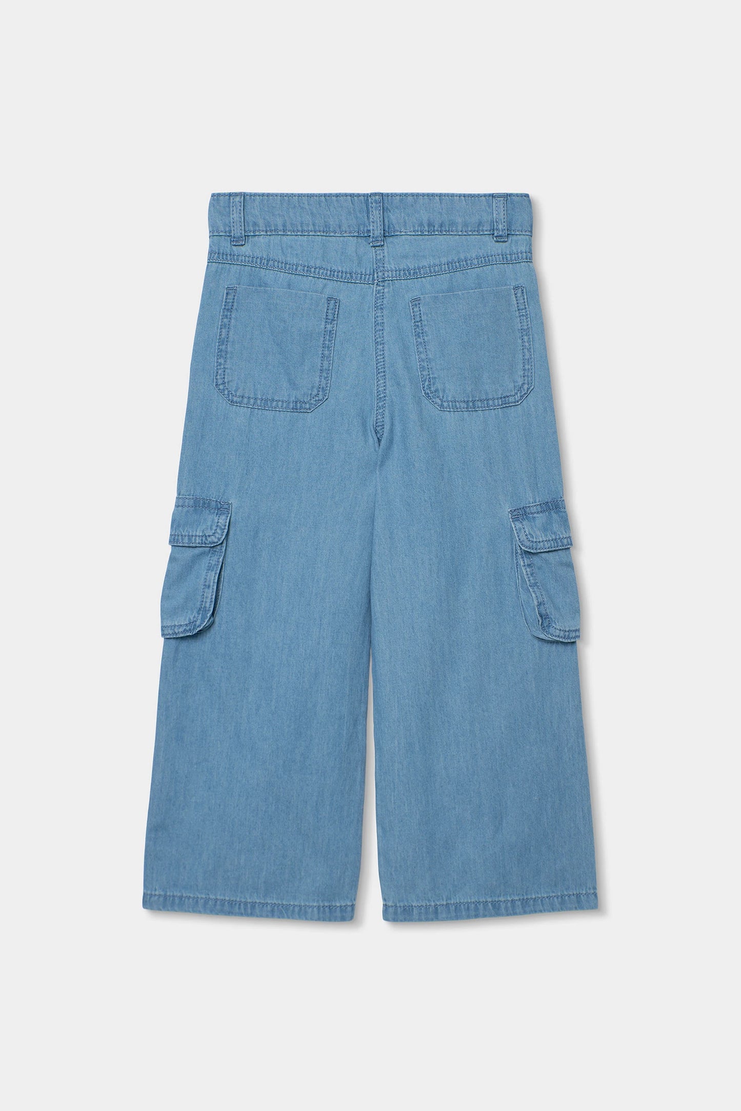 Pantaloni denim cargo