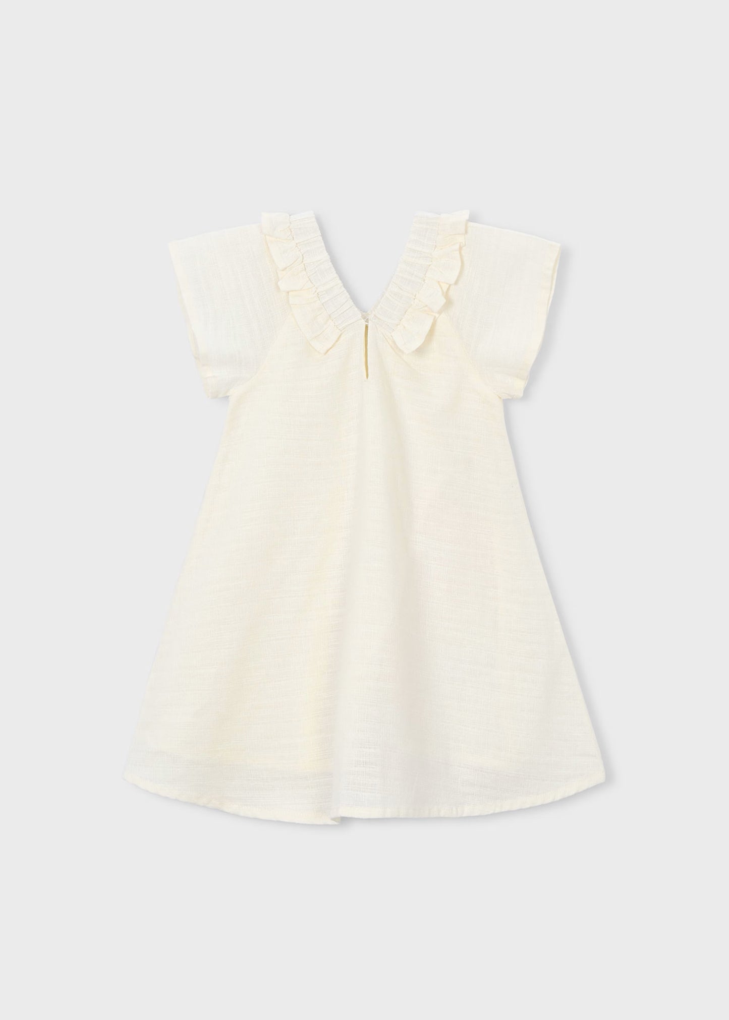 Vestito lino con fiori