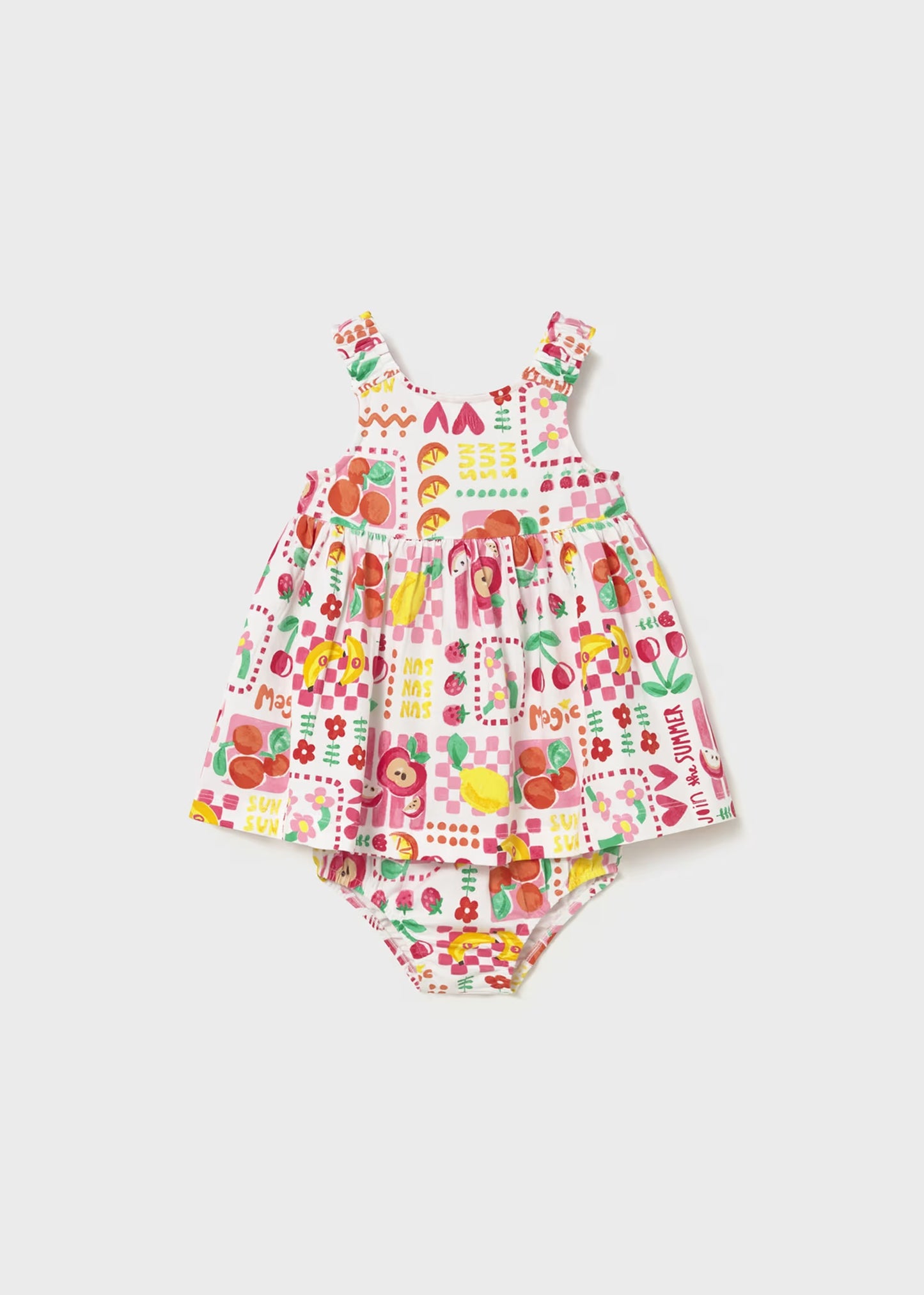 Vestito stampato con coulotte